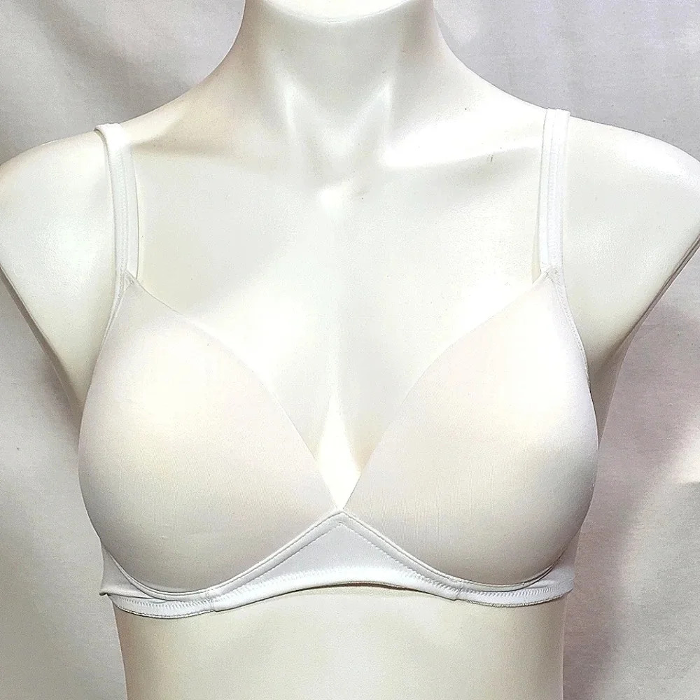 34C Simply Perfect TA4003 4003 Warner's Wire-Free‎ with Lift Bra White NWOT